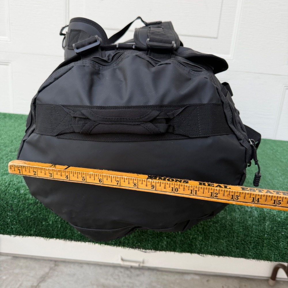 MIER 10110033-9007 Large Black 90L Waterproof‎ Convertible Duffle Bag Backpack - Picture 4 of 16